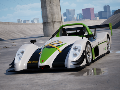 Radical SR8 2012 race car 3D Model