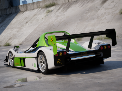 Radical SR8 2012 race car Modello 3D