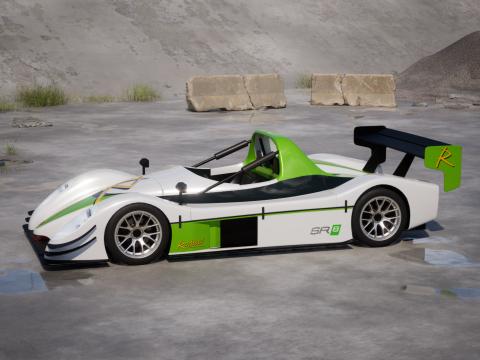 Radical SR8 2012 race car Modello 3D