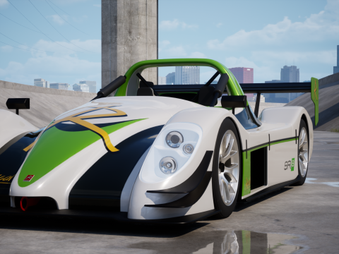 Radical SR8 2012 race car Modello 3D