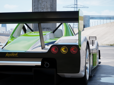 Radical SR8 2012 race car Modello 3D