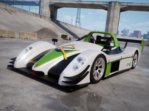 Radical SR8 2012 race car Modello 3D