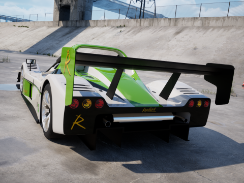 Radical SR8 2012 race car Modello 3D