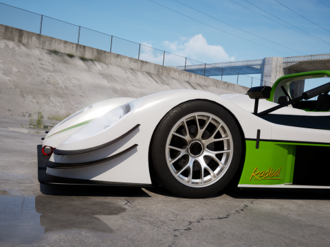 Radical SR8 2012 race car Modello 3D