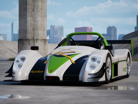 Radical SR8 2012 race car Modello 3D
