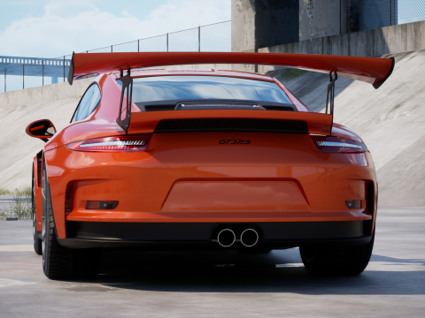 Porsche 911 GT3RS 2016 3Dモデル