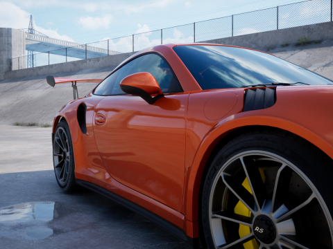 Porsche 911 GT3RS 2016 3Dモデル