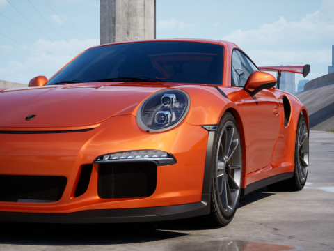 Porsche 911 GT3RS 2016 3Dモデル
