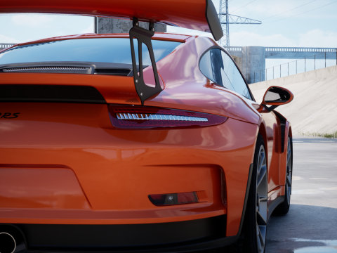 Porsche 911 GT3RS 2016 3Dモデル