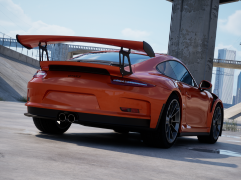 Porsche 911 GT3RS 2016 3Dモデル