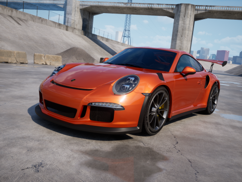 Porsche 911 GT3RS 2016 3Dモデル