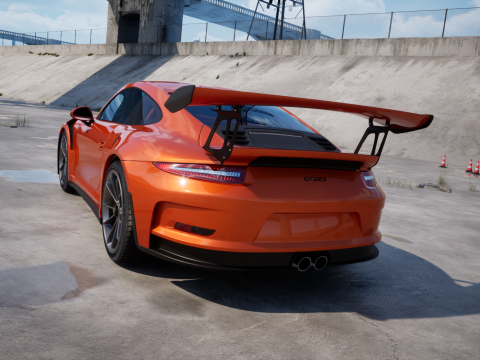 Porsche 911 GT3RS 2016 3Dモデル