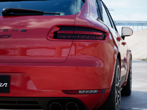 Porsche Macan GTS 2017 3D मॉडल