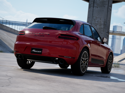 Porsche Macan GTS 2017 3D मॉडल