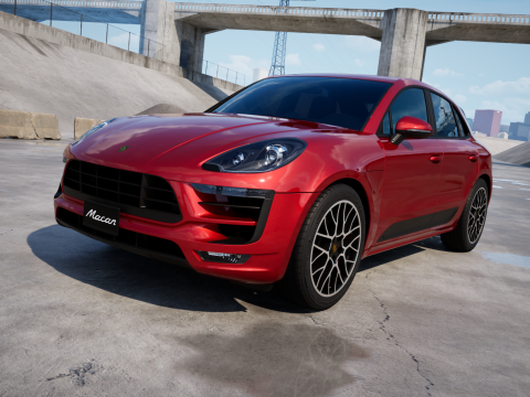 Porsche Macan GTS 2017 3D मॉडल