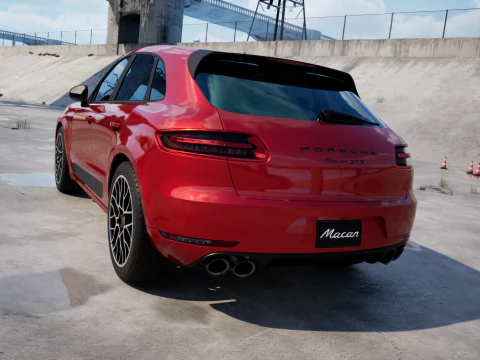 Porsche Macan GTS 2017 3D Model