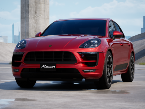 Porsche Macan GTS 2017 3D मॉडल