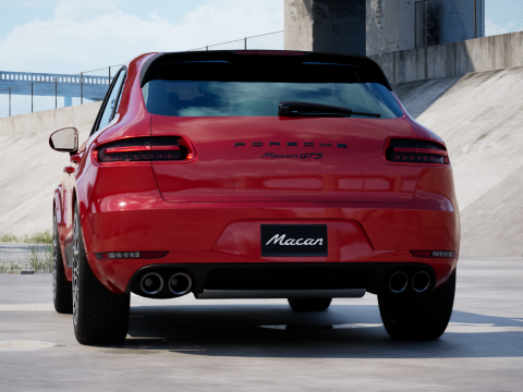Porsche Macan GTS 2017 3D मॉडल