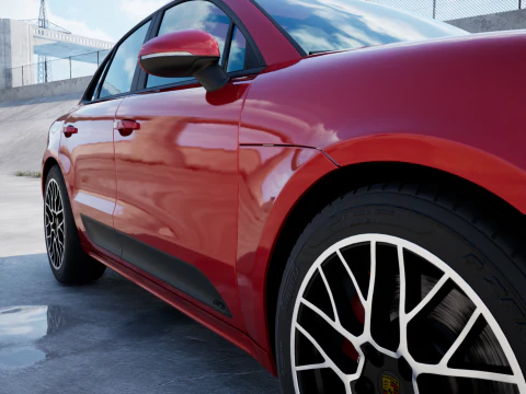Porsche Macan GTS 2017 3D Model