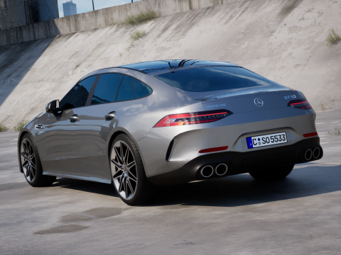 Mercedes-Benz AMG GT53 4-Door 2023 3D मॉडल