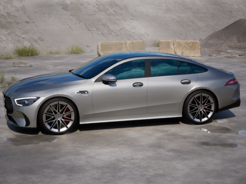 Mercedes-Benz AMG GT53 4-Door 2023 3D मॉडल