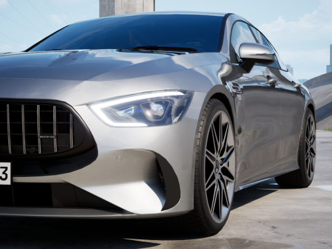 Mercedes-Benz AMG GT53 4-Door 2023 3D मॉडल