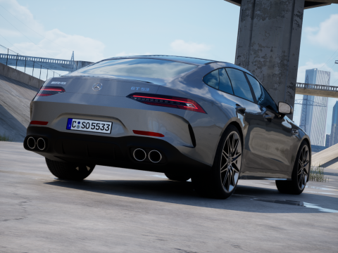 Mercedes-Benz AMG GT53 4-Door 2023 3D मॉडल