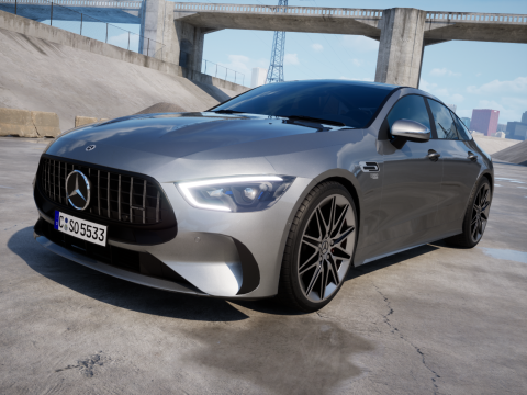 Mercedes-Benz AMG GT53 4-Door 2023 3D मॉडल