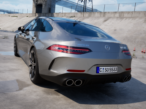 Mercedes-Benz AMG GT53 4-Door 2023 3D मॉडल