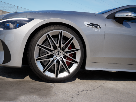 Mercedes-Benz AMG GT53 4-Door 2023 3D मॉडल