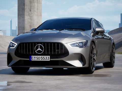 Mercedes-Benz AMG GT53 4-Door 2023 3D मॉडल