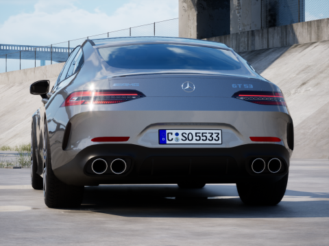 Mercedes-Benz AMG GT53 4-Door 2023 3D मॉडल