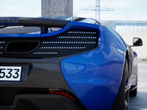 Mclaren 650S Coupe 2015 3D Model