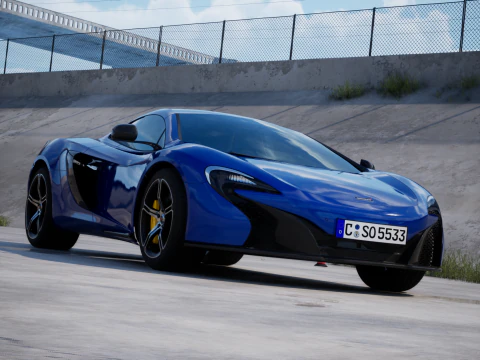 Mclaren 650S Coupe 2015 3D Model