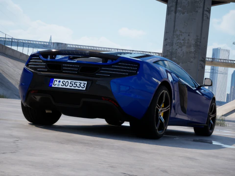 Mclaren 650S Coupe 2015 3D Model