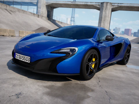 Mclaren 650S Coupe 2015 3D Model