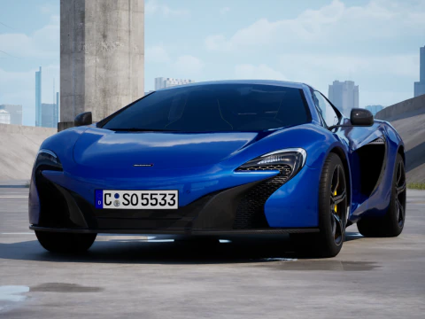 Mclaren 650S Coupe 2015 3D Model