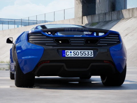 Mclaren 650S Coupe 2015 3D Model