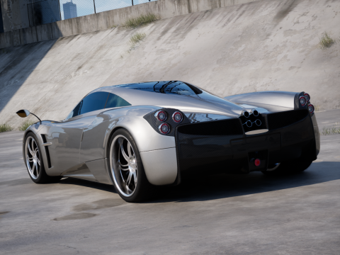 Pagani Huayra 2012 3D 模型