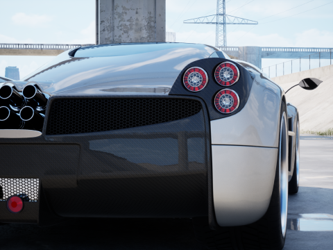 Pagani Huayra 2012 3D 模型