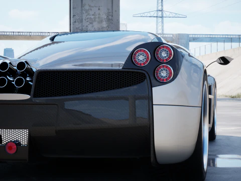 Pagani Huayra 2012 3D Model