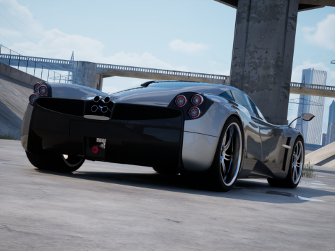 Pagani Huayra 2012 3D 模型