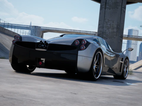 Pagani Huayra 2012 3D Model
