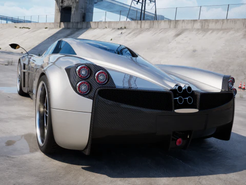 Pagani Huayra 2012 3D Model