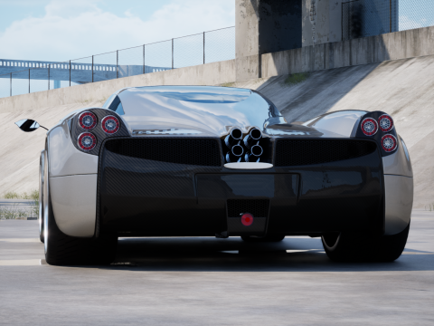 Pagani Huayra 2012 3D 模型