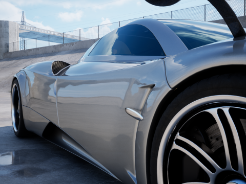 Pagani Huayra 2012 3D 模型