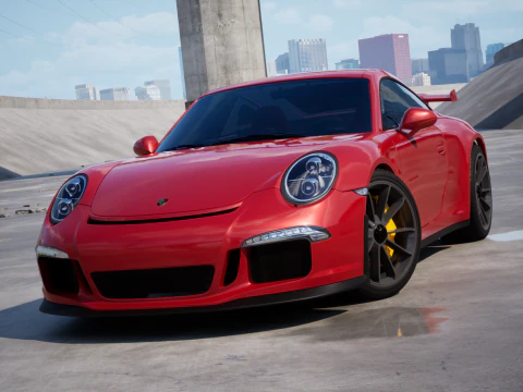 Porsche911GT3 2014 3D Model