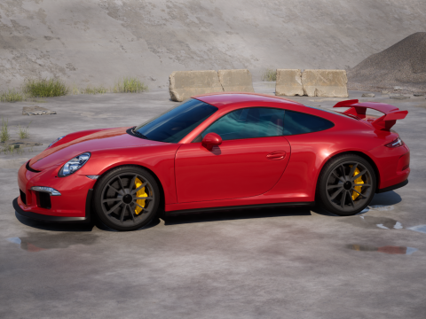 Porsche 911 GT3 2014 3D Model