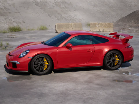 Porsche 911 GT3 2014 3D Model