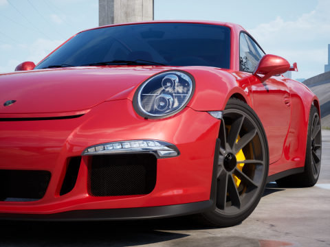 Porsche 911 GT3 2014 3D Model